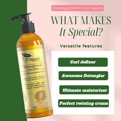 J Organic solutions Detanglement Knot Sauce
