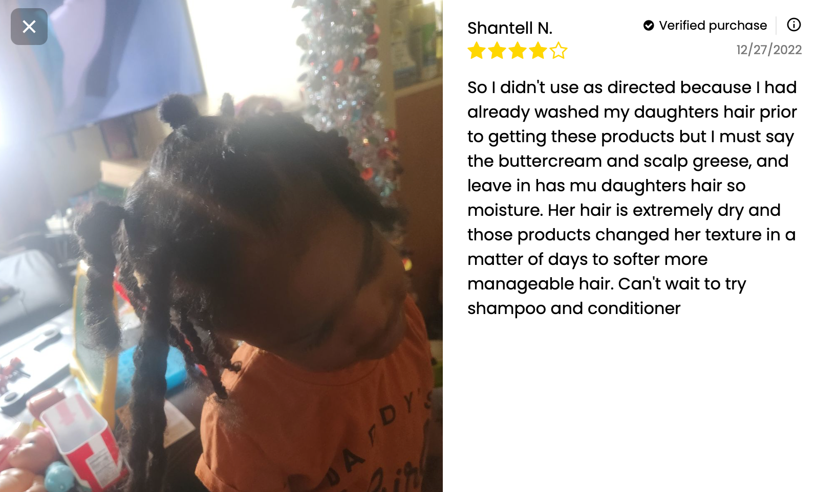 J Organic solutions Kid's Super healthy Hair kit