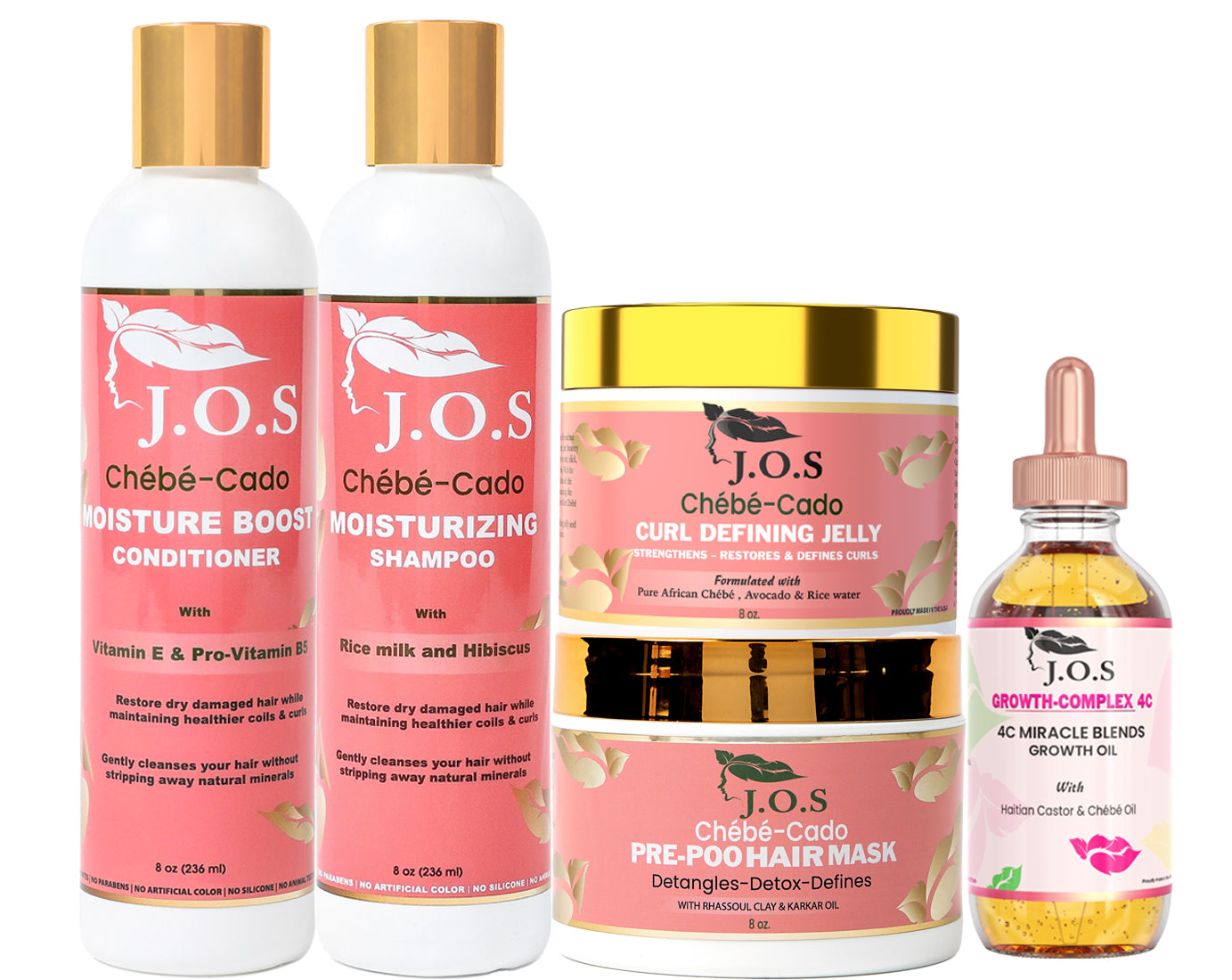 J Organic solutions Chebe-Cado Curl Poppin Kit