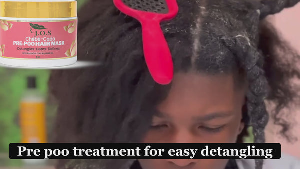 J.O.S Chebe-Cado pre-poo clay hair mask