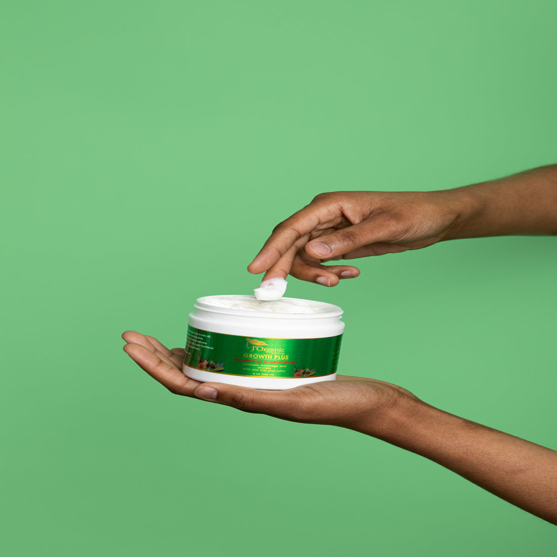 J'Organic Solutions Strengthening & Growth Moisturizer - Natural Ingredients for Healthy Hair Growth

