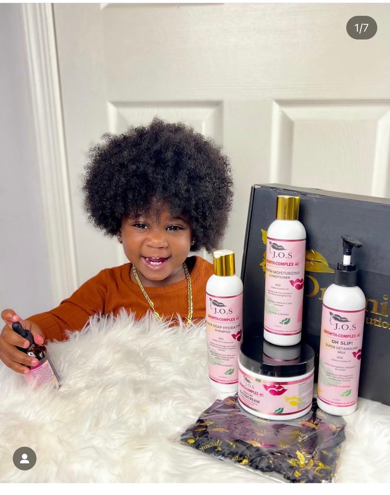 J Organic solutions Chebe Kid's Super Healthy hair Kit