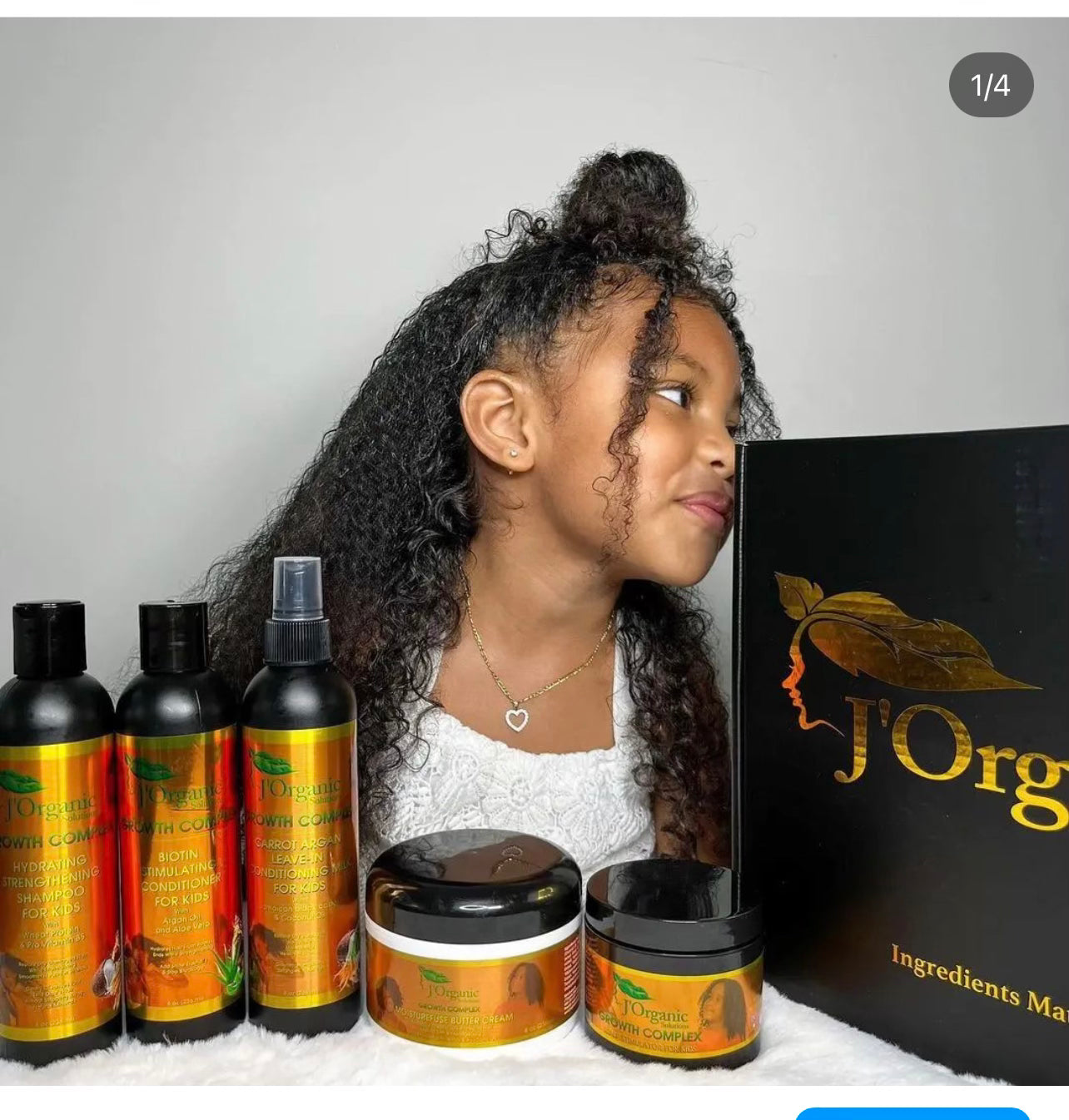 J Organic solutions Kid's Super healthy Hair kit